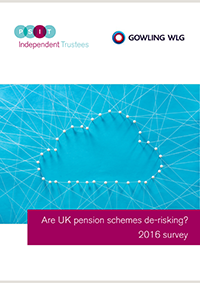 Image for opinion “De-risking on the agenda for 91% of pension schemes - survey results ”